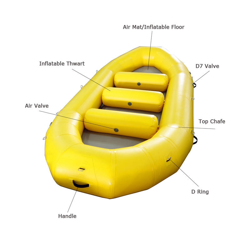 Hight Quality Outdoor Water Sports Inflatable Whitewater Raft from