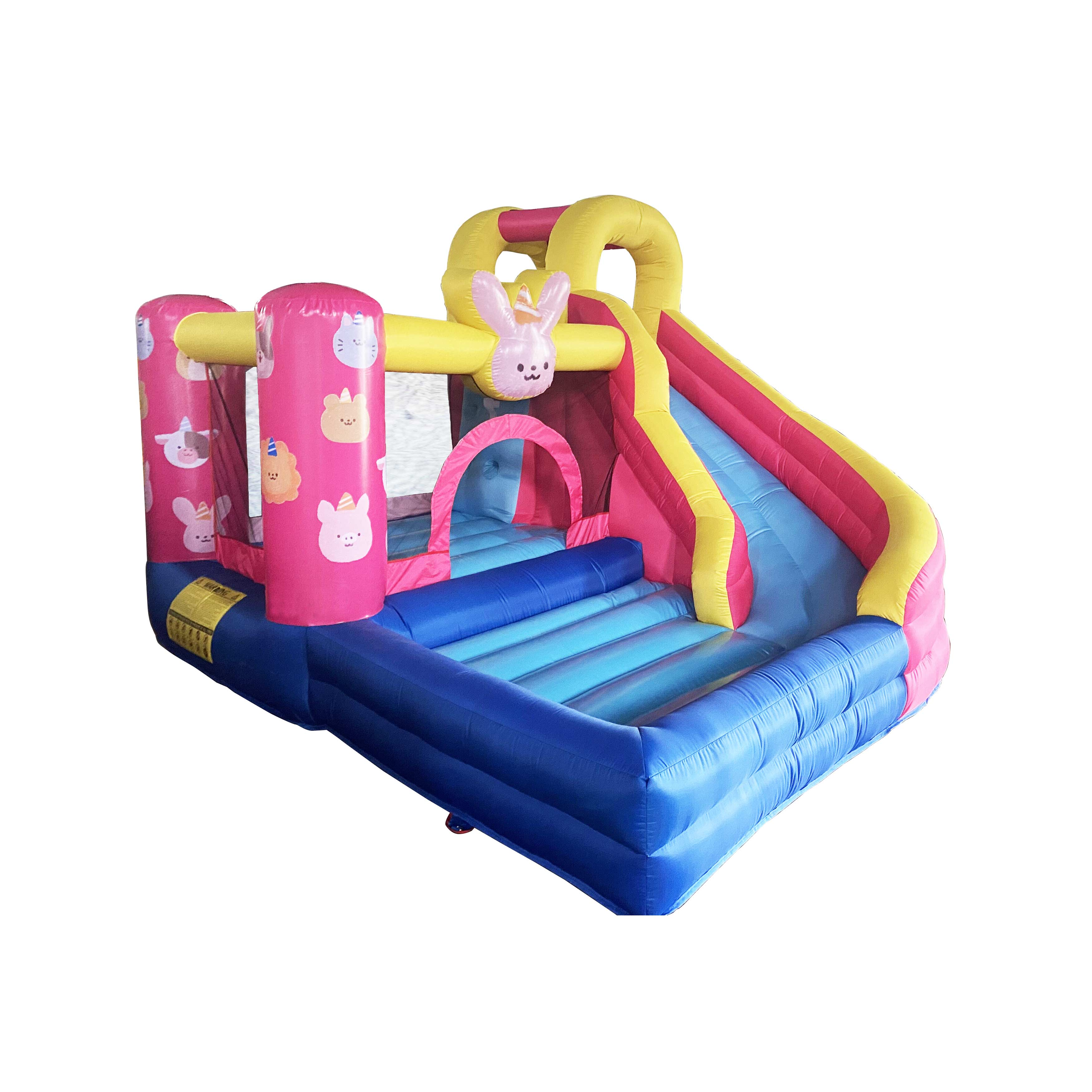 Animal design inflatable combo slide bouncy castle kids outdoor inflatable toys