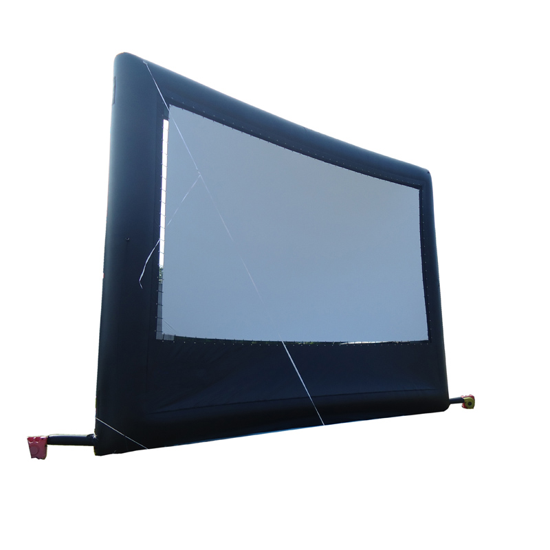 Large outdoor movie projector theater backyard