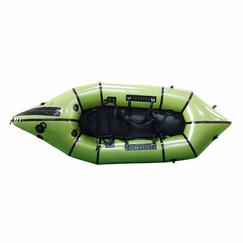 Green White Water 210D TPU Infltable Packrafts Boat