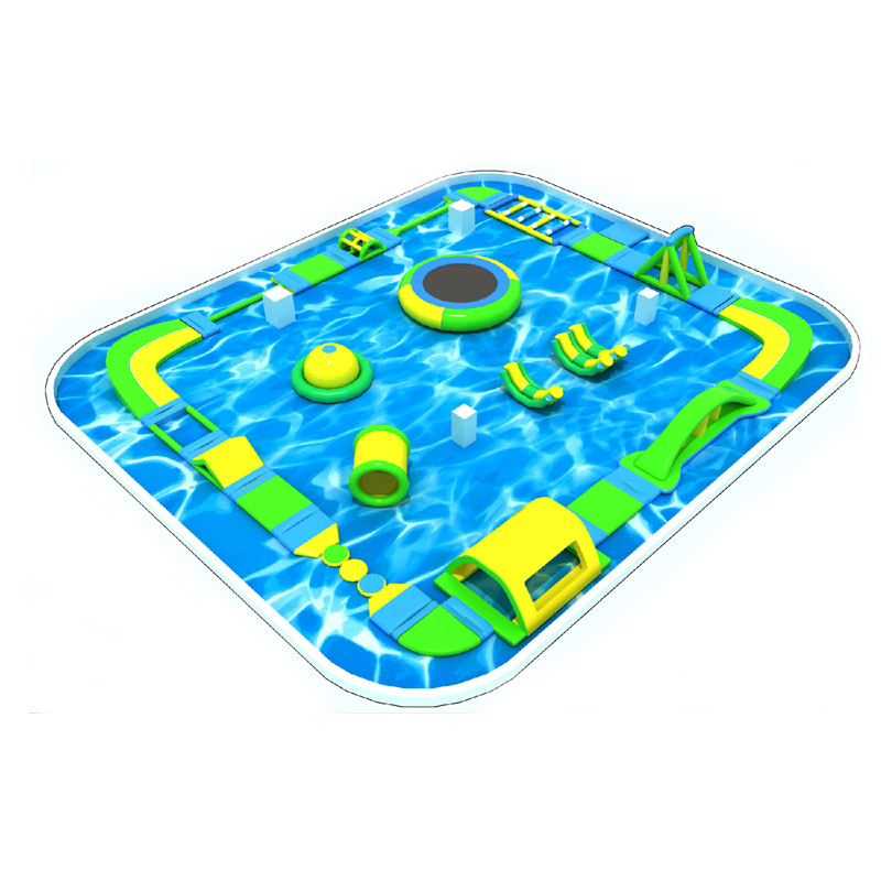Giant inflatable water floating park for adult and kids